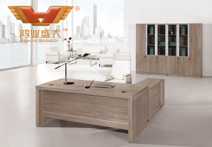 现代简约老板台 品牌板式办公家具HY-JT03
